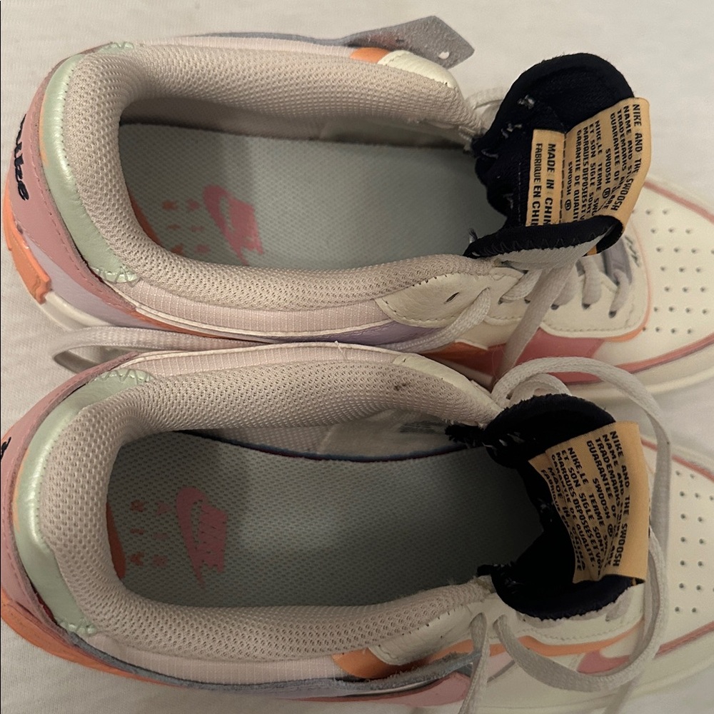 Nike Women’s Air Force 1 Shadow Orange Chalk Pink Glaze CI0919-111 Shoe Size 8.5 - Picture 9 of 15